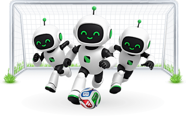 Limelight soccer-bot mascots